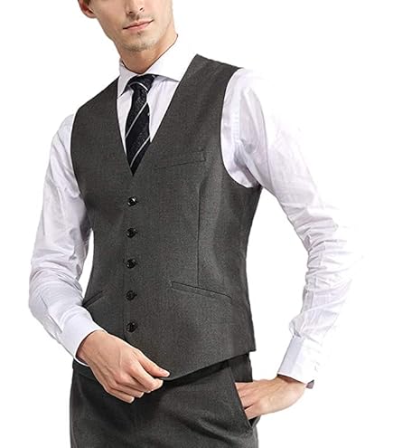 CONFFECT ダークグレー ベスト サイズ4 コントラストステッチニットベスト - ダークグレー | ZARA Japan / 日本